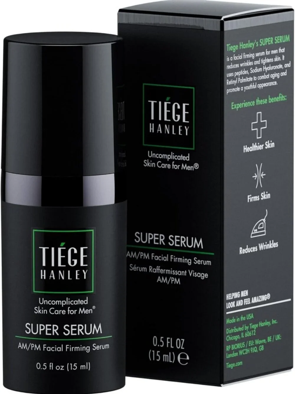 Men's Anti-Aging Face Serum - Super Hydrating & Revitalizing, 0.5 Fl Oz